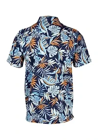 Lush Canopy Short Sleeve Button Down Shirt