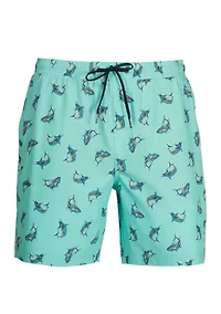 Sandbar Sunday Printed Swim Trunks
