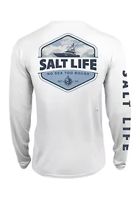 Heavy Seas Performance Long Sleeve Graphic T-Shirt