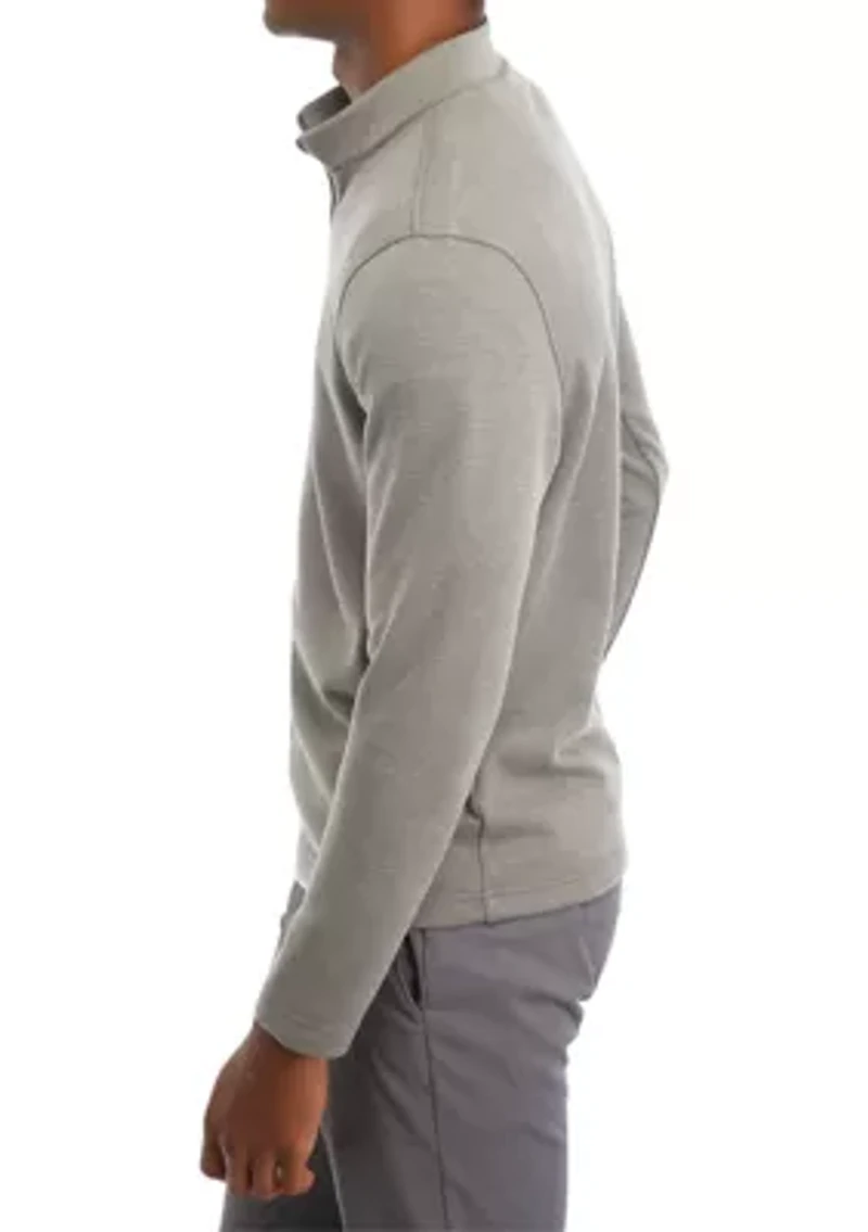 Twill Fleece 1/4 Zip Pullover
