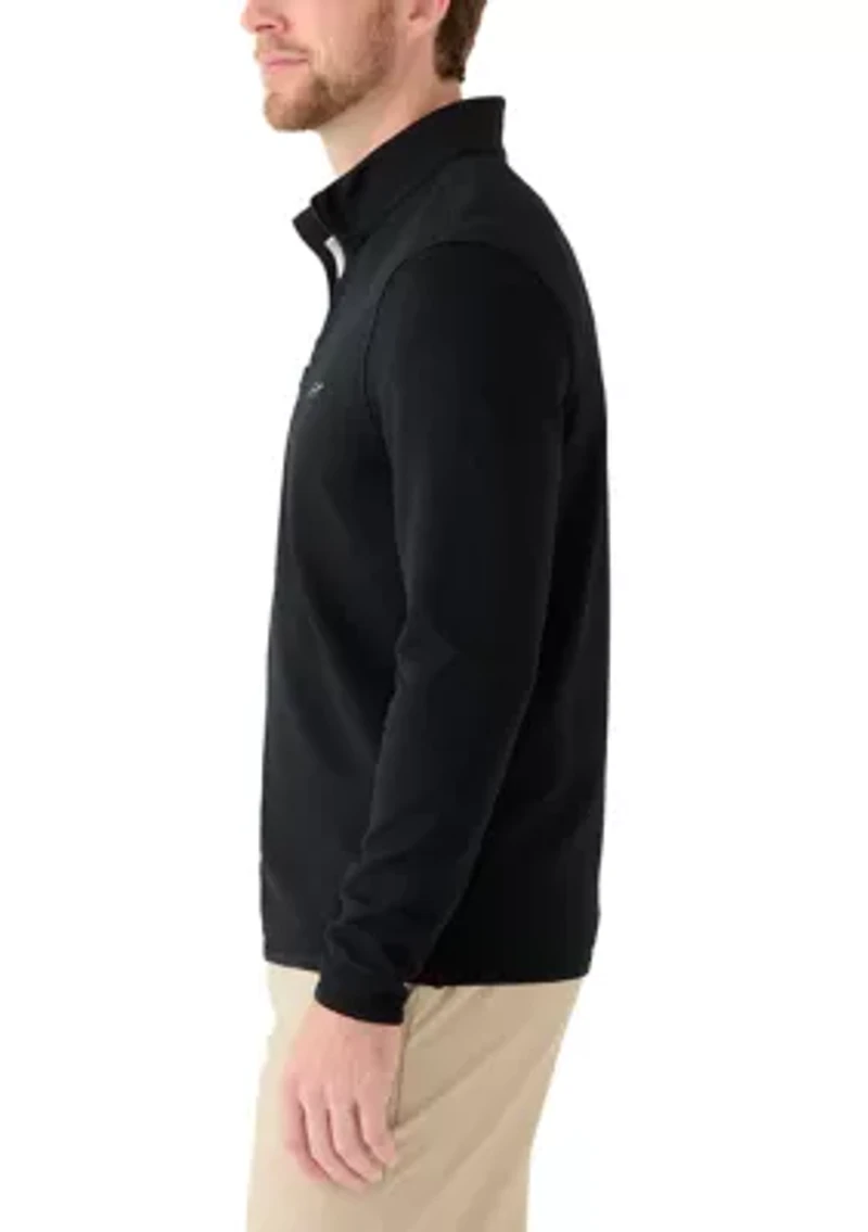 Men's Brick Textured Jaquard 1/4 Zip
