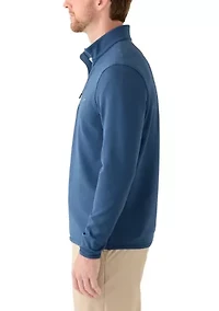 Men's Brick Textured Jaquard 1/4 Zip