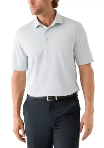 Men's Textured Golf Polo Shirt
