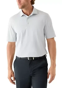 Men's Textured Golf Polo Shirt