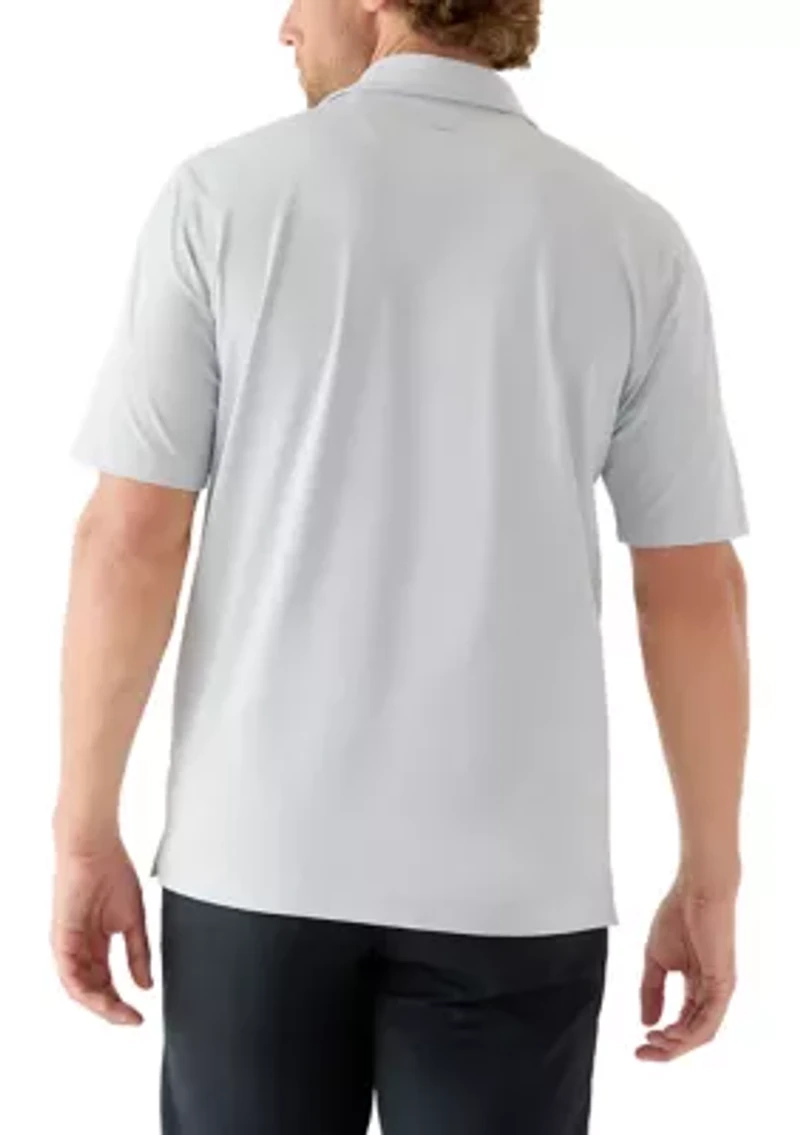 Men's Textured Golf Polo Shirt
