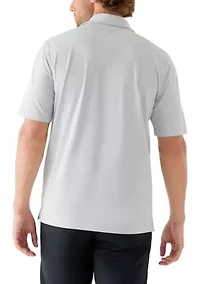 Men's Textured Golf Polo Shirt