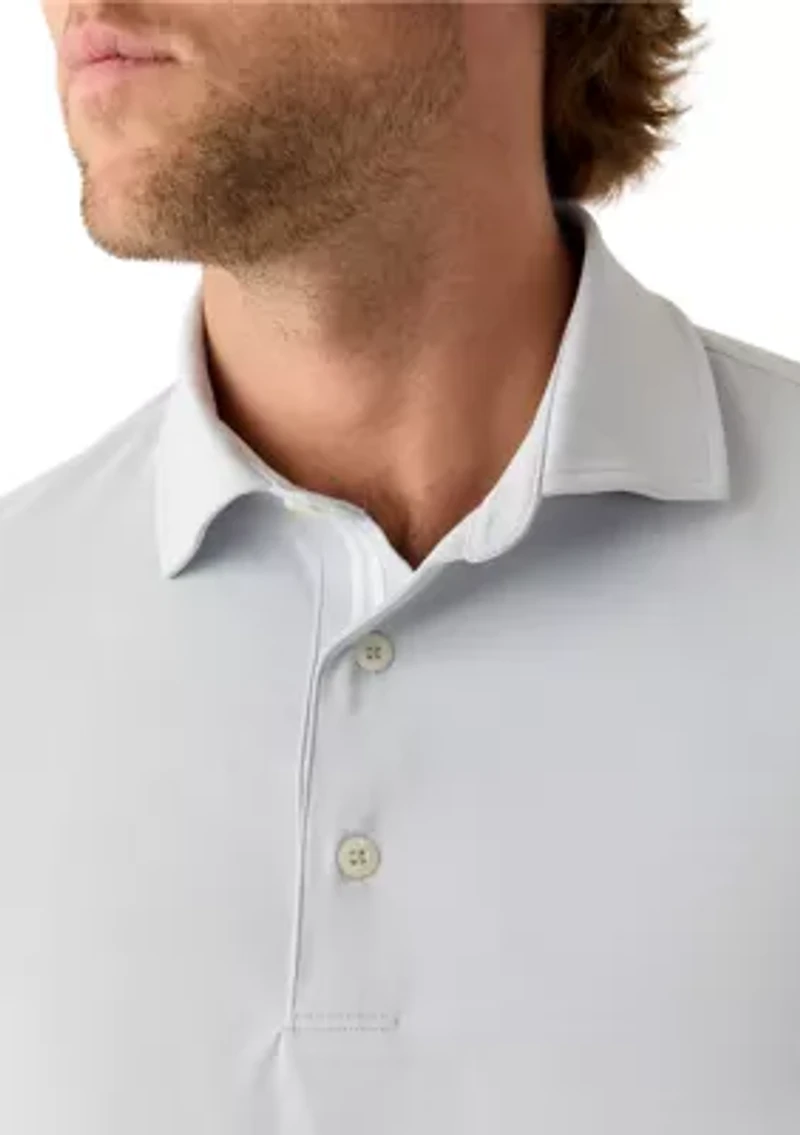 Men's Textured Golf Polo Shirt
