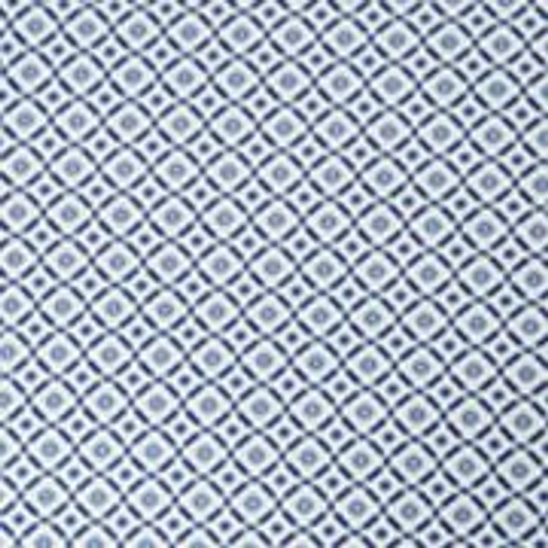 Long Sleeve Geo Print Polo Shirt