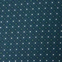 Long Sleeve Geo Print Polo Shirt