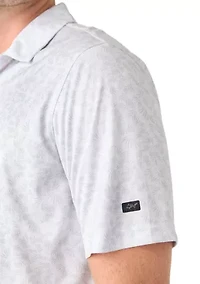 Men's Rye Grass Print Polo