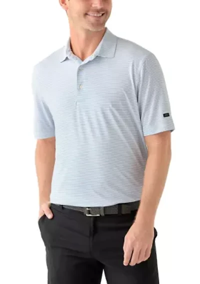 Men's Season Stripe Golf Polo Shirt