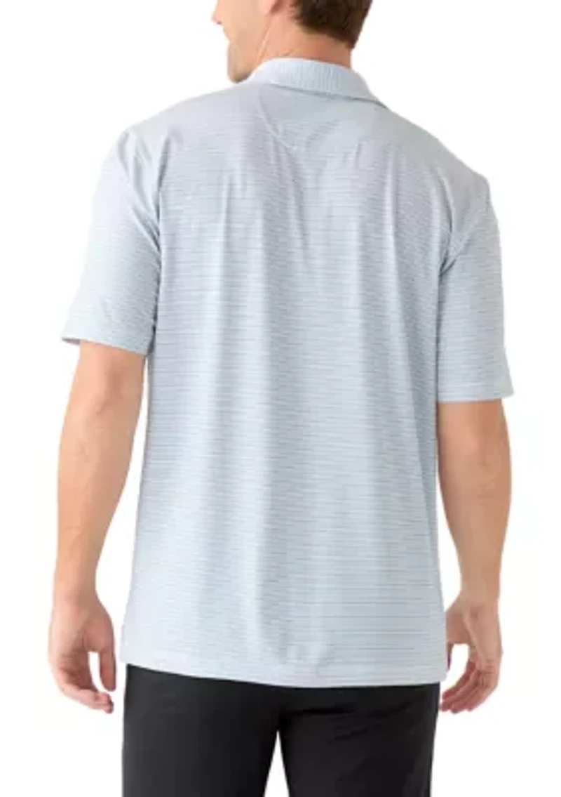 Men's Season Stripe Golf Polo Shirt