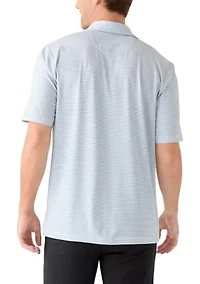 Men's Season Stripe Golf Polo Shirt