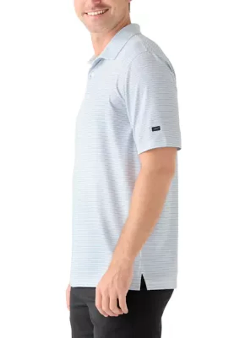 Men's Season Stripe Golf Polo Shirt