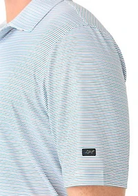 Men's Season Stripe Golf Polo Shirt