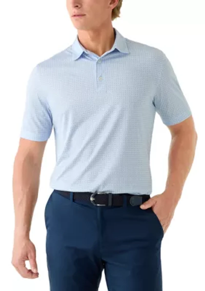 Men's Phases Geometric Print Polo Shirt