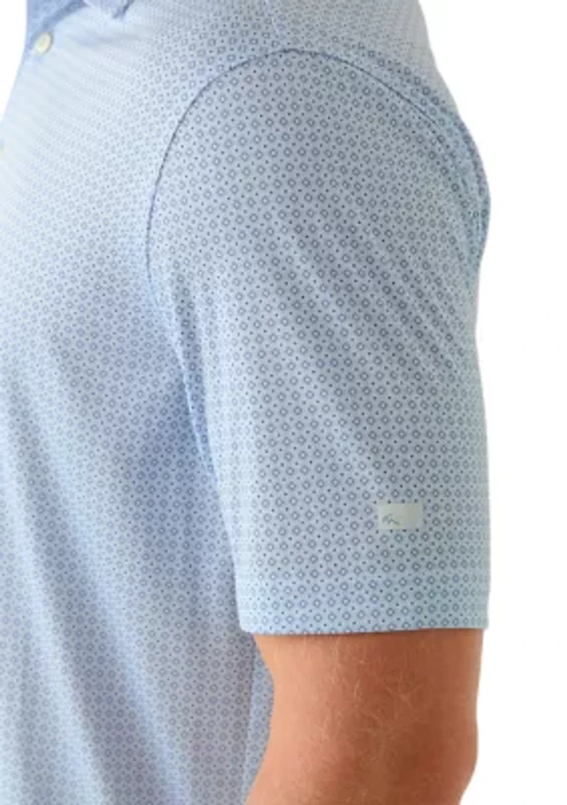 Men's Phases Geometric Print Polo Shirt