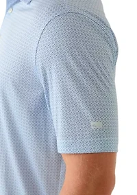 Men's Phases Geometric Print Polo Shirt