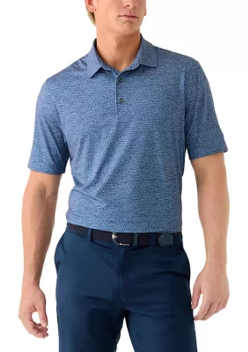 Men's Across Sky Printed Polo Shirt