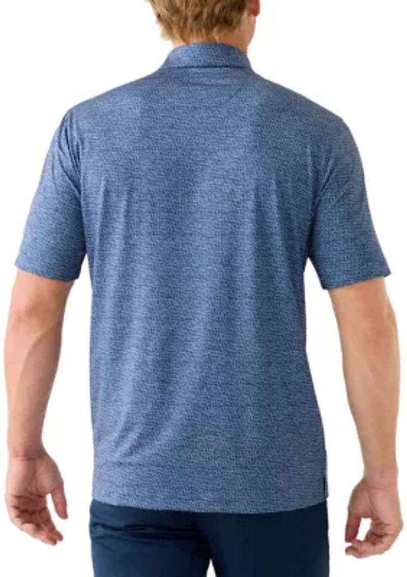 Men's Across Sky Printed Polo Shirt