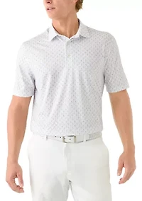 Men's Flamingo Print Button Collar Shirt