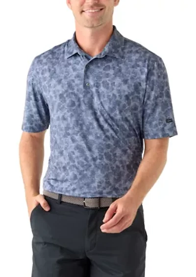 Men's Nine Iron Short Sleeve Golf Polo Shirt