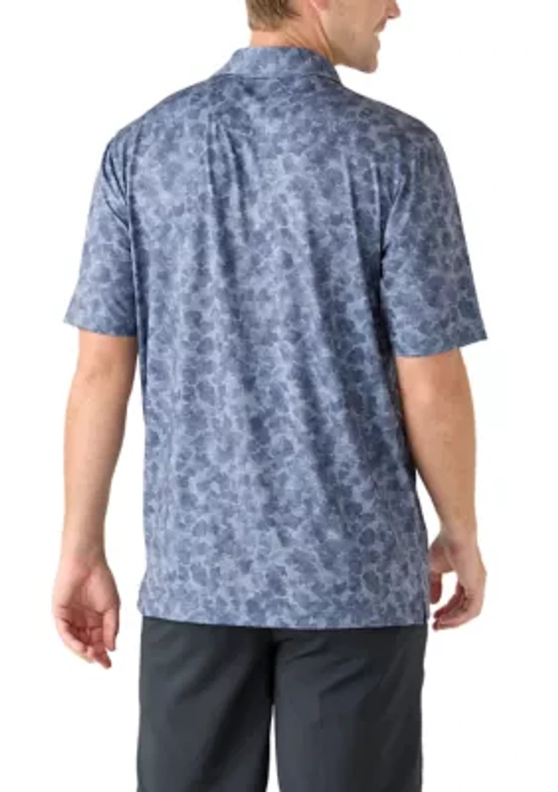 Men's Nine Iron Short Sleeve Golf Polo Shirt