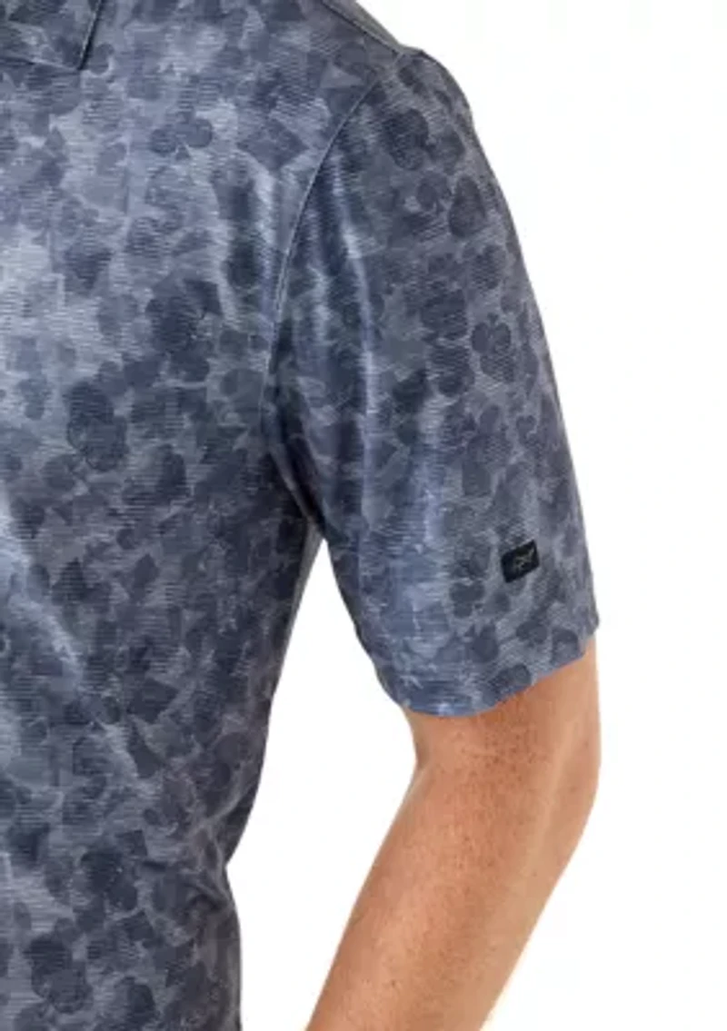 Men's Nine Iron Short Sleeve Golf Polo Shirt