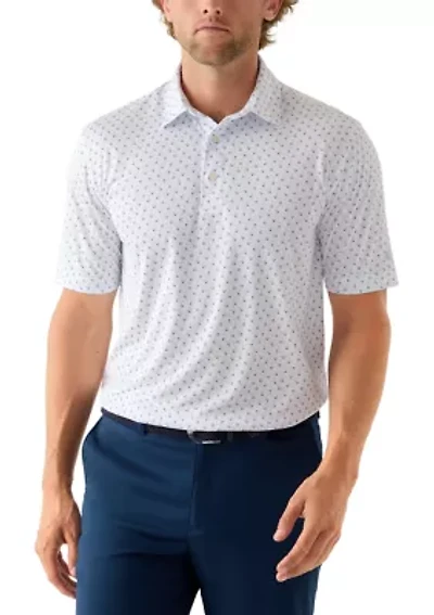 Men's River Drive Print Polo Shirt