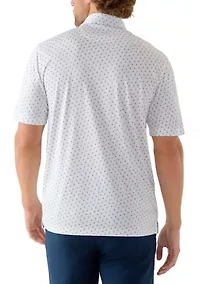 Men's River Drive Print Polo Shirt