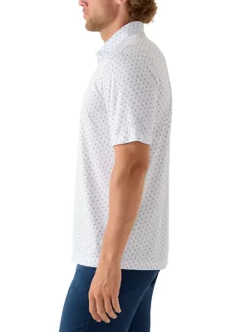 Men's River Drive Print Polo Shirt