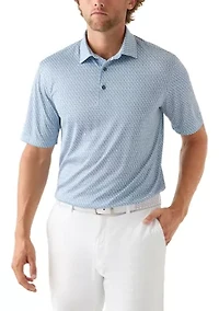 Men's Wildlife Print Polo Shirt