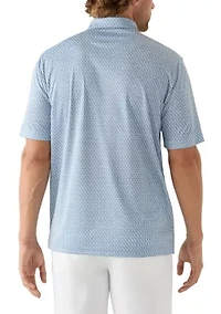Men's Wildlife Print Polo Shirt