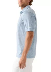 Men's Wildlife Print Polo Shirt