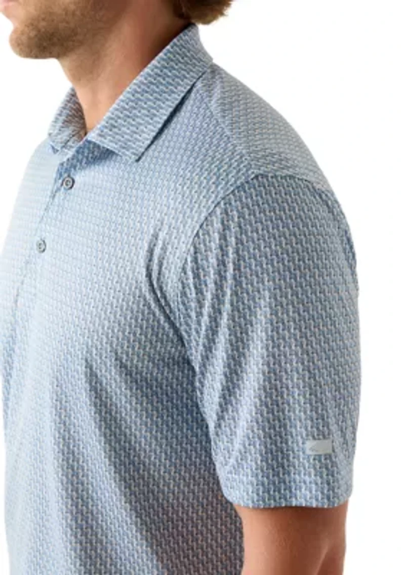Men's Wildlife Print Polo Shirt