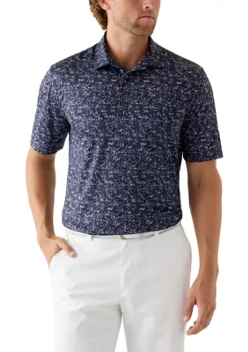 Men's Riverside Print Polo Shirt
