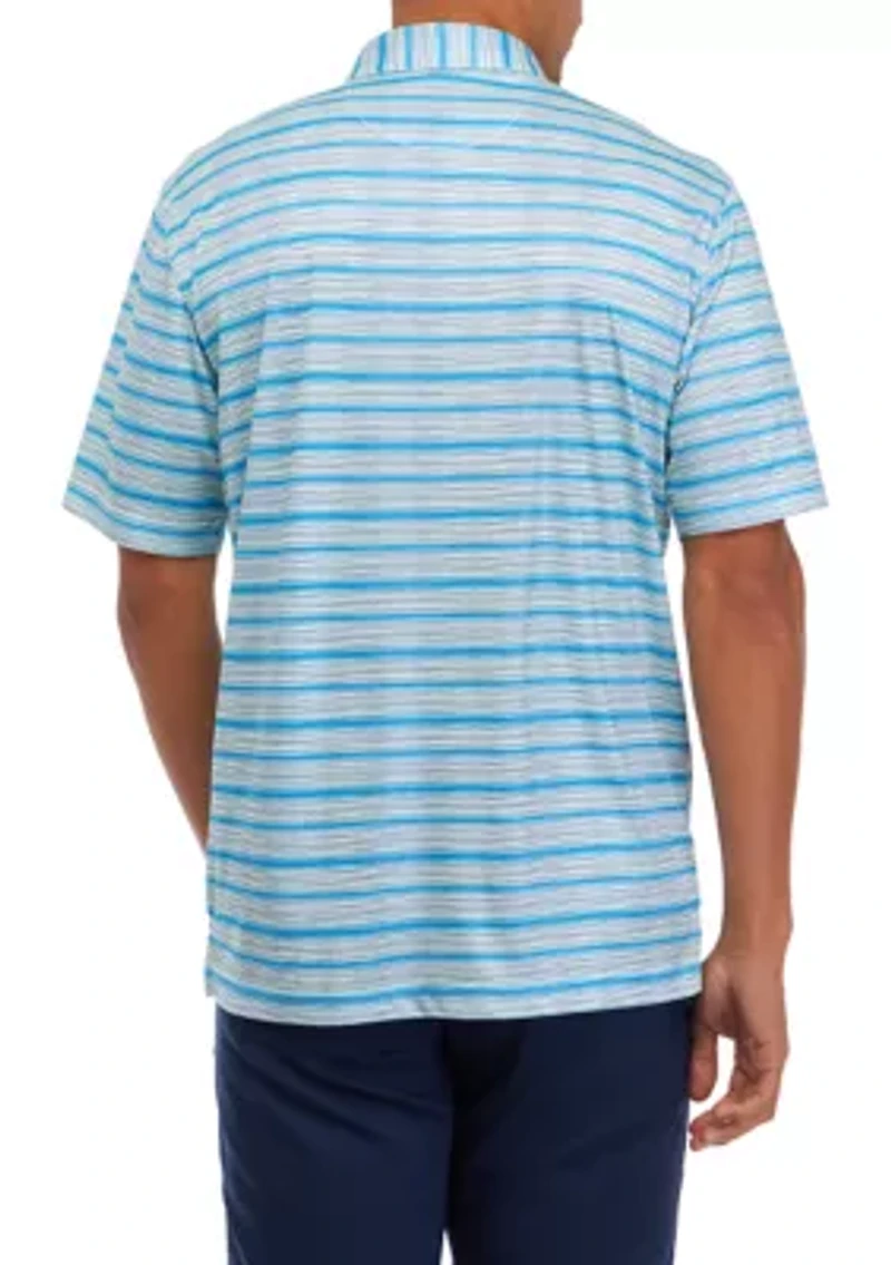 Wavy Stripe Polo Shirt
