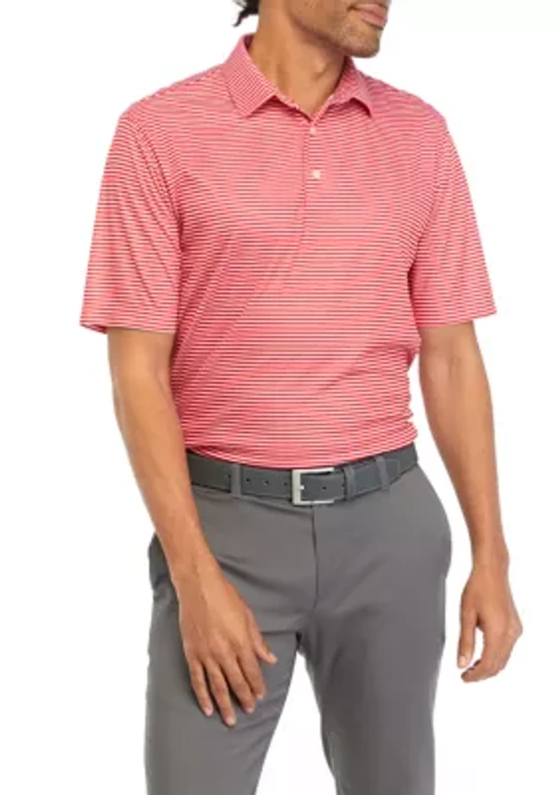 Men's Prestige Stripe Polo Shirt
