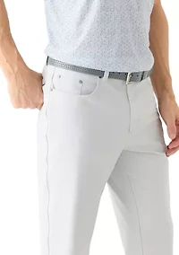 Men's Solid 5 Pocket Pants