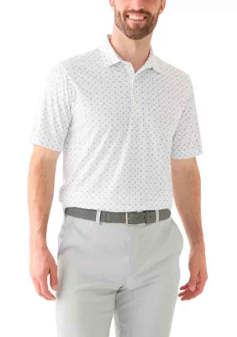 Men's Venture Print Polo Shirt