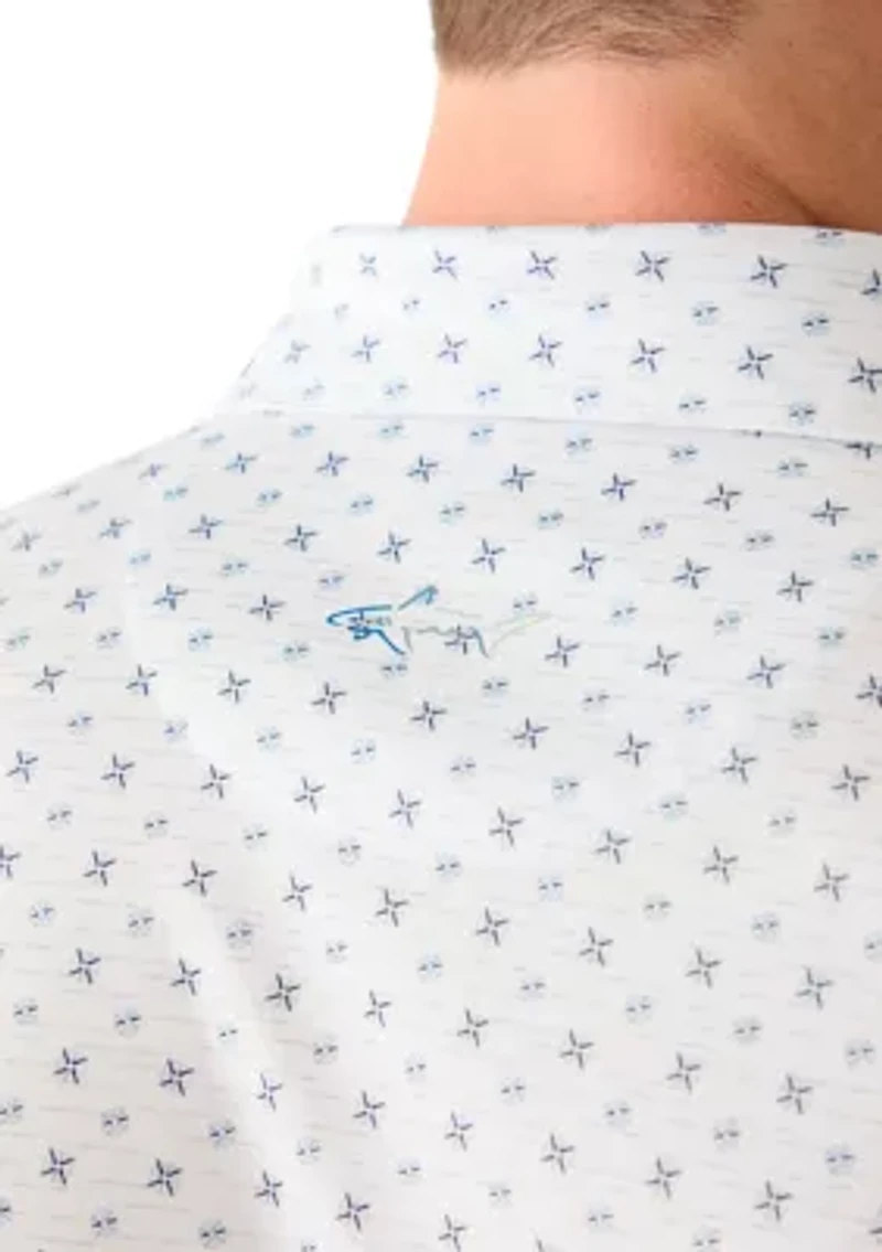 Men's Venture Print Polo Shirt