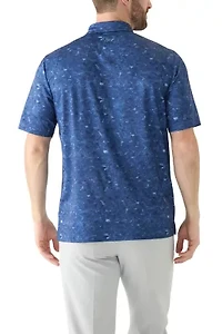Men's Printed Polo Shirt