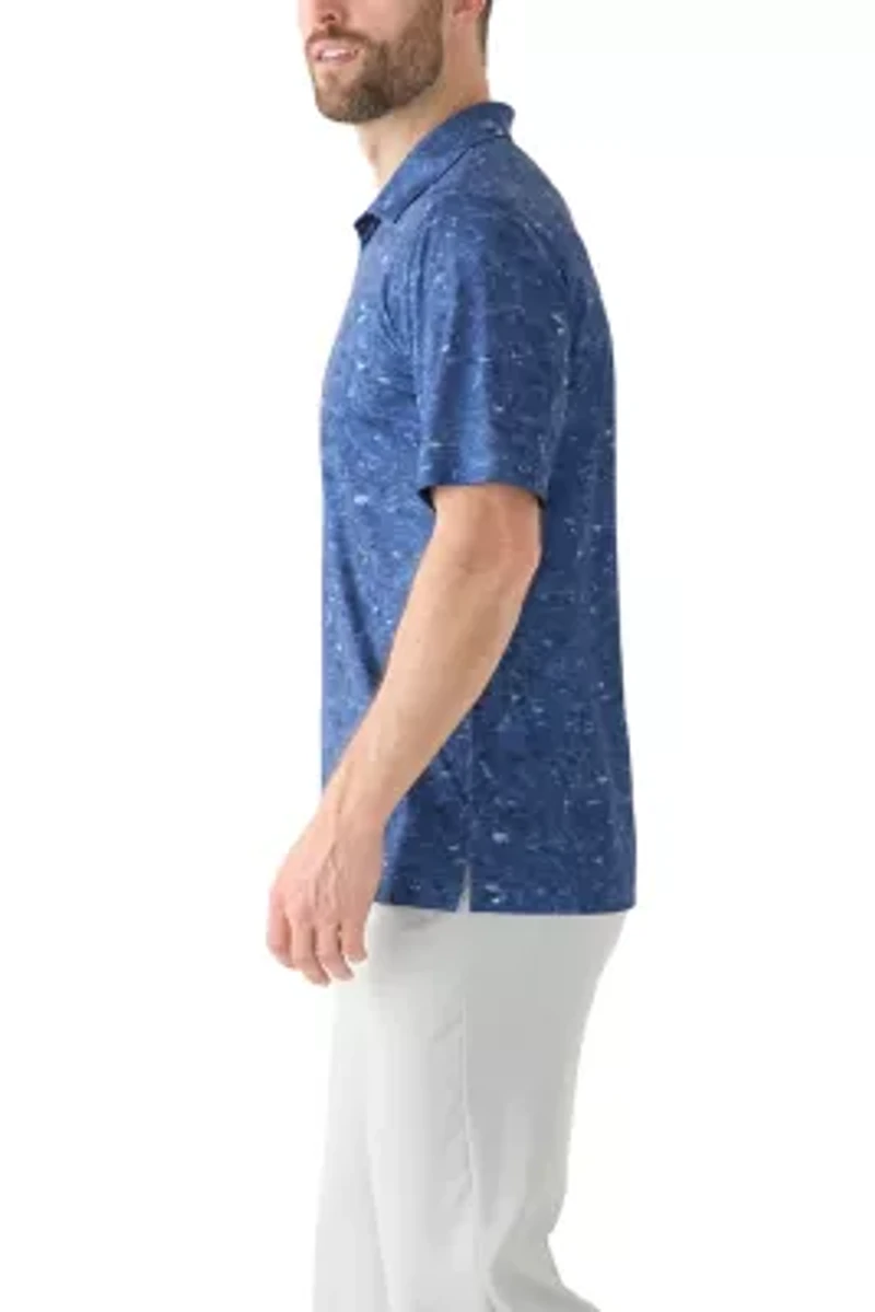 Men's Printed Polo Shirt