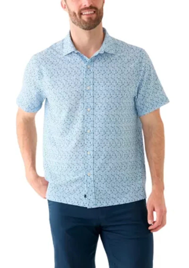 Men's Cocktail Print Button Down Shirt