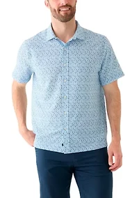 Men's Cocktail Print Button Down Shirt