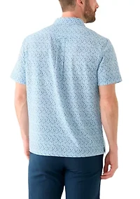 Men's Cocktail Print Button Down Shirt