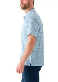 Men's Cocktail Print Button Down Shirt