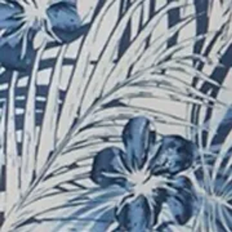 Men's Hibiscus Print Button Down Shirt