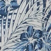 Men's Hibiscus Print Button Down Shirt