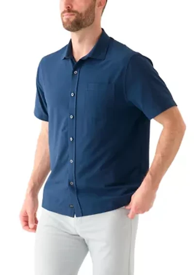 Men's Seersucker Button Down Shirt